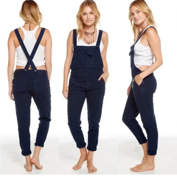 NWT Chaser Vintage Surplus Gray Overalls - Picture 1 of 8